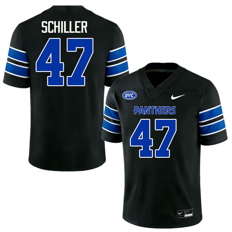 Eastern Illinois Panthers #47 Drew Schiller College Football Jerseys,Uniforms-Black